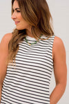 Simple Striped Tank Dress - Betsey's Boutique Shop -