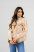 Faded Ruffle Accented Jacket