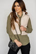 Cropped Stitched Puffer Vest