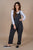 Heavily Ribbed Relaxed Tank Jumpsuit