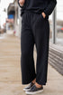 Subtle Ribbed Relaxed Bottom Pants
