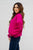 Ribbed Sleeve Quarter Zip Pullover