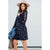 Mini Floral Slit Sleeve Dress - Betsey's Boutique Shop - Dresses