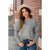 Raw Stitched Textured Sweater - Betsey's Boutique Shop - Outerwear