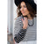 Fading Stripes Long Sleeve Tee - Betsey's Boutique Shop - Shirts & Tops