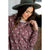 Heathered Polka Dot Hoodie - Betsey's Boutique Shop - Shirts & Tops