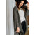 Olive Angel Sleeve Fringe Cardigan - Betsey's Boutique Shop - Coats & Jackets