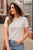 Lightweight Heathered Tee - Betsey's Boutique Shop - Shirts & Tops