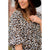 Leopard Bib Blouse - Betsey's Boutique Shop - Shirts & Tops