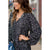 Puff Sleeve Leopard Tunic Dress - Betsey's Boutique Shop - Dresses