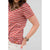 Striped Accented Dot Tee - Betsey's Boutique Shop - Shirts & Tops