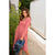 Mixed Stripe Long Sleeve Midi Dress - Marsala - Betsey's Boutique Shop - Dresses