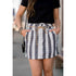 Heathered Striped Skirt