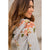 Peach Floral Grey Hoodie - Betsey's Boutique Shop - Shirts & Tops