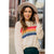 Rainbow Stripe Sweater - Betsey's Boutique Shop - Outerwear