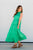 Cinched Neck Tiered Maxi Dress - Betsey's Boutique Shop -