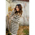 Every Day Loose Knit Striped Cardigan - Betsey's Boutique Shop - Coats & Jackets