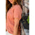 Textured Detailed Back Tee - Betsey's Boutique Shop - Shirts & Tops