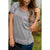 Sequin Detailed Pocket Short Sleeve Tee - Betsey's Boutique Shop - Shirts & Tops