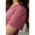 Detailed Eyelet Sleeve Tee - Betsey's Boutique Shop - Shirts & Tops
