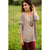 Mocha Thermal Button Tee - Betsey's Boutique Shop - Shirts & Tops