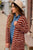 Thin Striped Knit Tunic Cardigan - Betsey's Boutique Shop