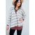 Heathered Striped Button Cardigan - Betsey's Boutique Shop - Coats & Jackets
