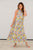 Watercolors Tiered Tie Back Maxi Dress - Betsey's Boutique Shop -