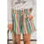 Multi-Color Striped Tie Shorts - Betsey's Boutique Shop - Shorts