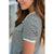 Solid Layered Striped Tee - Betsey's Boutique Shop - Shirts & Tops