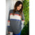 Color Blocked Lace Accent Hoodie - Betsey's Boutique Shop - Shirts & Tops