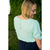 Button Back Bow Accent Blouse - Betsey's Boutique Shop - Shirts & Tops