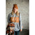 Blocked Waffle Hoodie - Betsey's Boutique Shop - Shirts & Tops