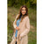 Striped Waterfall Cardigan - Betsey's Boutique Shop - Coats & Jackets