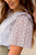 Eyelet Short Sleeve Blouse - Betsey's Boutique Shop - Shirts & Tops
