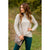 Ribbed & Zipped Textured Sweatshirt - Betsey's Boutique Shop - Outerwear
