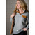 Quilted Button Accent Pullover - Cognac - Betsey's Boutique Shop - Shirts & Tops
