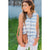 Tie Bottom Button Up Striped Tank - Betsey's Boutique Shop - Shirts & Tops