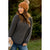 Zig Zag Cowl Neck Long Sleeve Tee - Betsey's Boutique Shop - Shirts & Tops