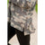 Camo Side Slit Long Sleeve Tee - Betsey's Boutique Shop - Shirts & Tops