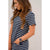 Scallop Cut Striped Pocket Tunic Dress - Betsey's Boutique Shop - Dresses