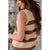 Thick Striped Knit V Tank - Betsey's Boutique Shop - Shirts & Tops