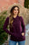 Lace Accented Hoodie - Betsey's Boutique Shop -