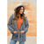 Sweatshirt Hooded Open Tie Jacket - Betsey's Boutique Shop - Coats & Jackets