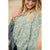 Spotted Front Tie Long Sleeve Tee - Betsey's Boutique Shop - Shirts & Tops