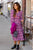 Geo Tiered Tie Waist Midi Dress - Betsey's Boutique Shop -