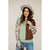 Cheetah Sleeve Dual Color Sweater - Betsey's Boutique Shop - Outerwear