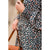 Long Sleeve Hint of Color Leopard Dress - Betsey's Boutique Shop