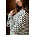 Stripe Pom Tunic - Betsey's Boutique Shop - Shirts & Tops