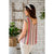 Multi Striped V Back Tee - Betsey's Boutique Shop - Shirts & Tops